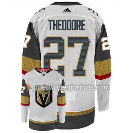 Vegas Golden Knights SHEA THEODORE 27 Adidas Wit Authentic Shirt - Mannen
